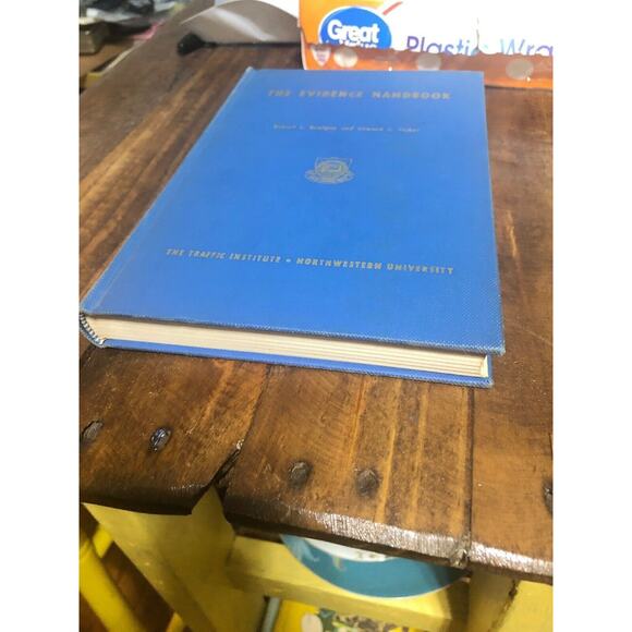 The Evidence Handbook by Robert L. Donigan, 1958 Hardcover, Legal Reference Book - Picture 3 of 5